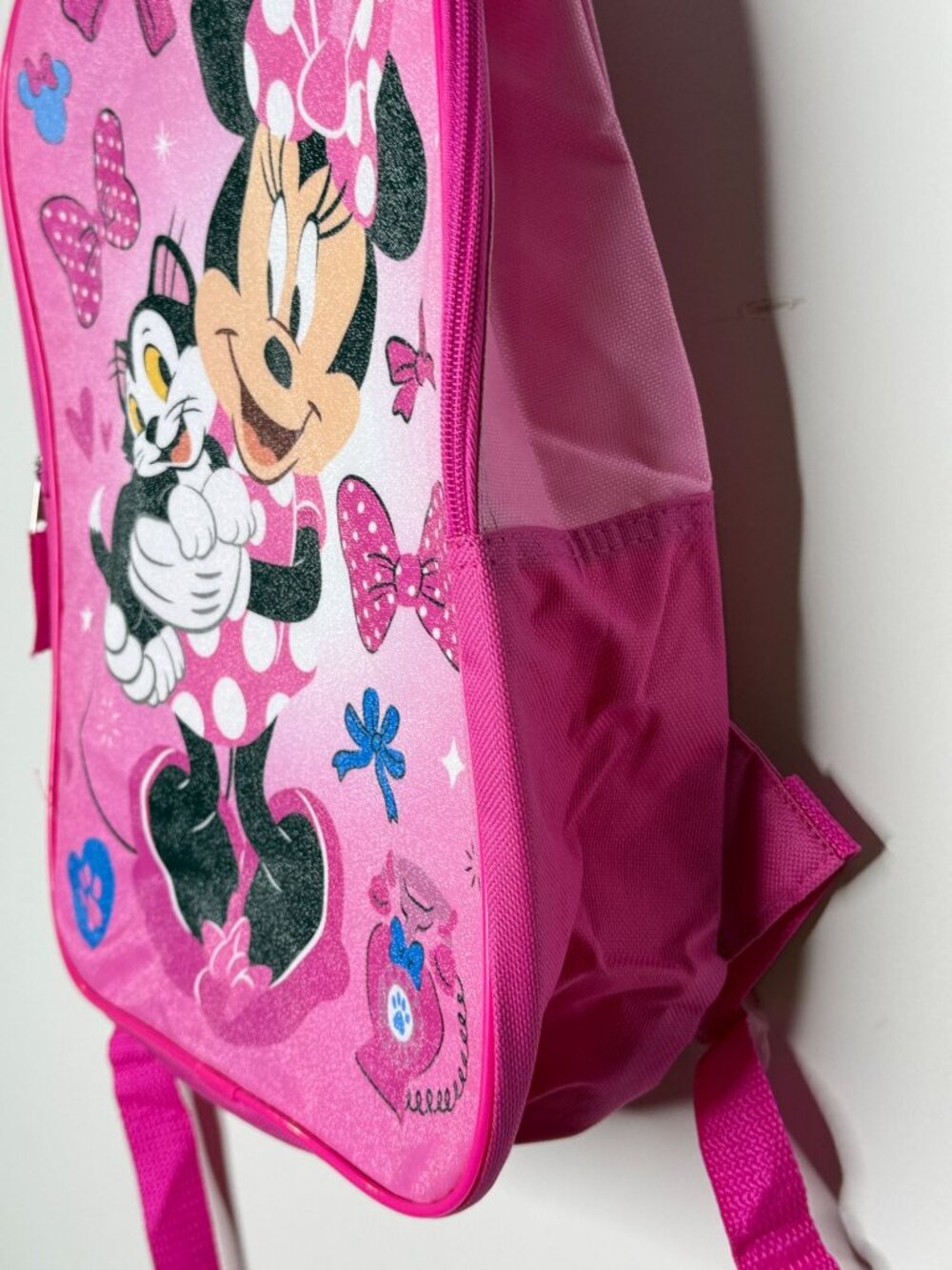Disney Minnie Mouse Figaro Pink Kids Backpack NWT - Picture 4 of 7